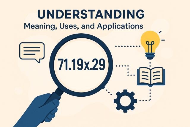 Understanding 71.19x.29: Meaning, Uses, and Applications