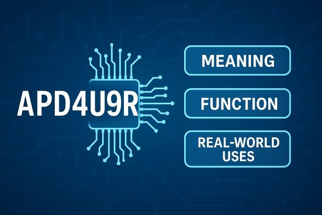 APD4U9R Explained: Meaning, Function, and Real-World Uses
