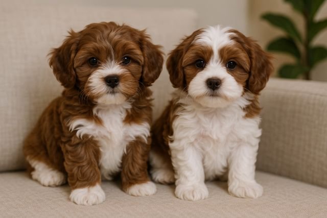Brown and White Shihpoo Puppies: Temperament, Care, and Grooming Tips