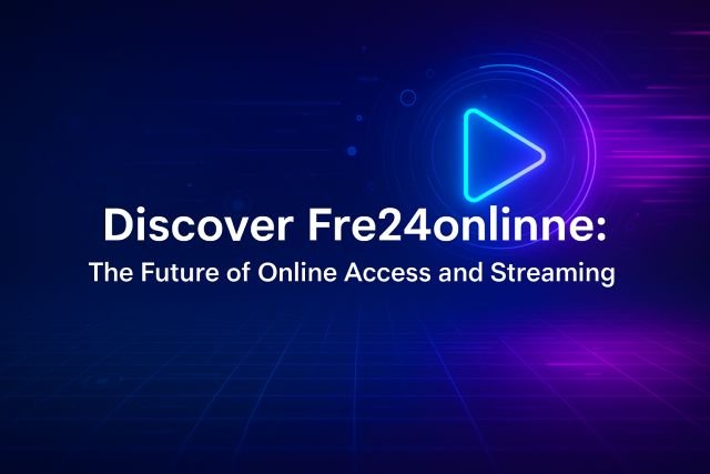 Discover Fre24onlinne: The Future of Online Access and Streaming