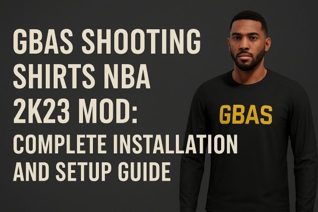 GBAS Shooting Shirts NBA 2K23 Mod: Complete Installation and Setup Guide