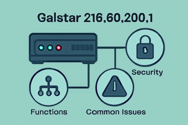 Galstar 216.60.200.1: Functions, Security, and Common Issues