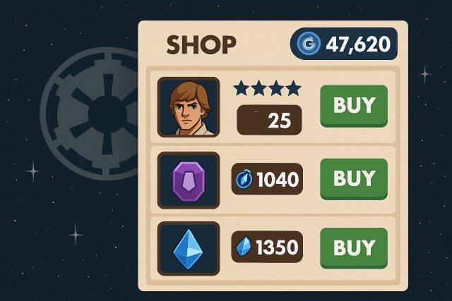 SWGOH Shop Explained: How to Get the Most Value from Every Purchase
