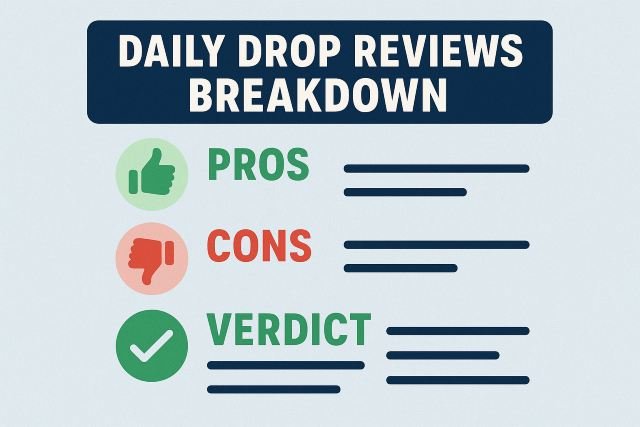 Daily Drop Reviews Breakdown: Pros, Cons, and Verdict