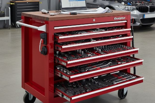 Multi Drawer Tool Trolley for Mechanics and Technicians